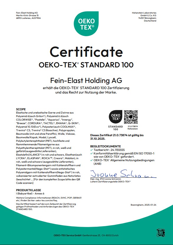 OEKO-TEX® STANDARD 100